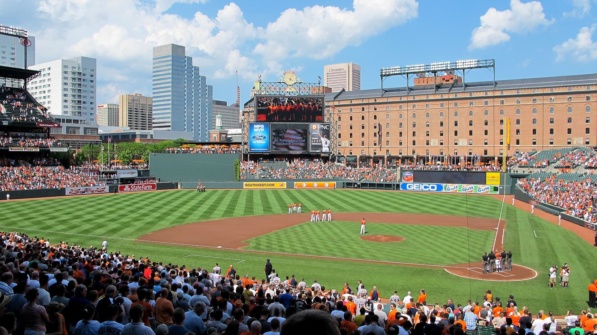 Oriole Park at Camden Yards, photographed by Keith Allison
